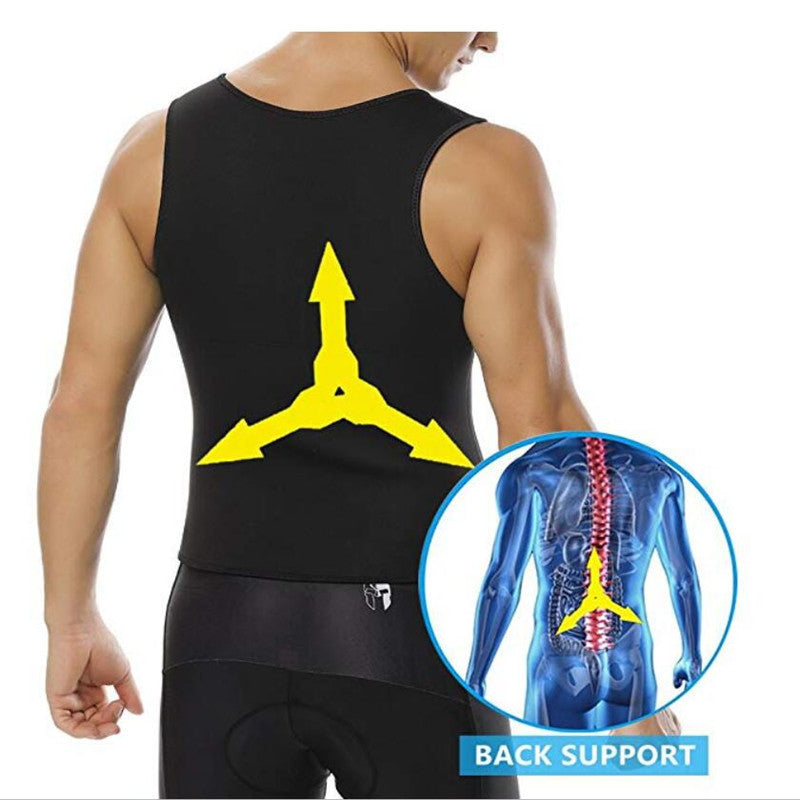 Men's Compression Workout Sauna Vest