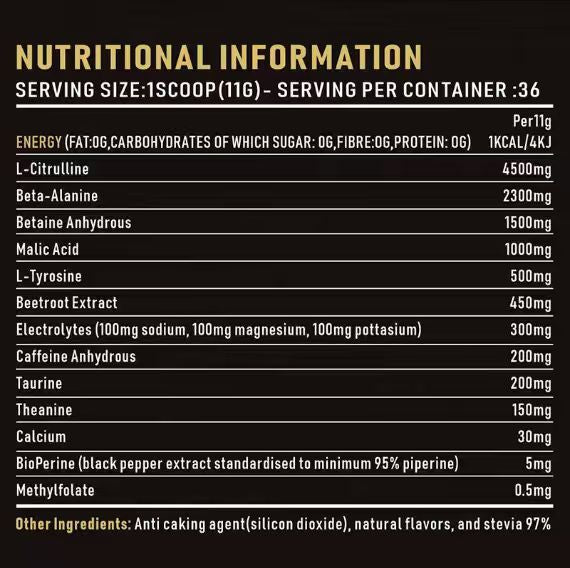 Ignite Pre-Workout (Stim)