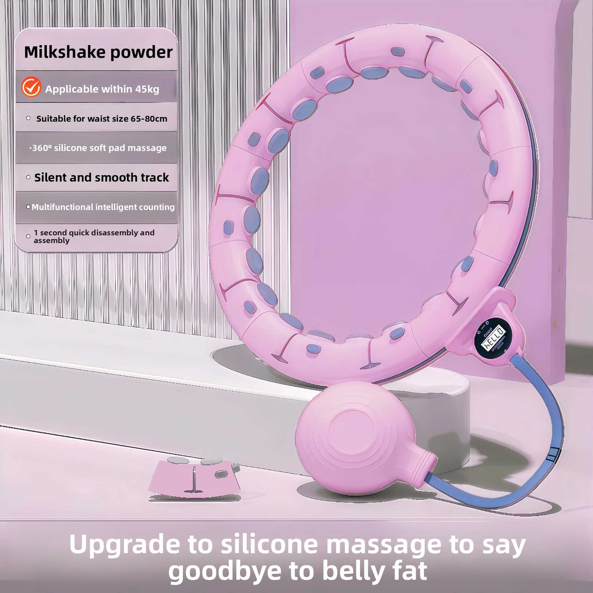 Adjustable Smart Hula Hoop with Digital Counter