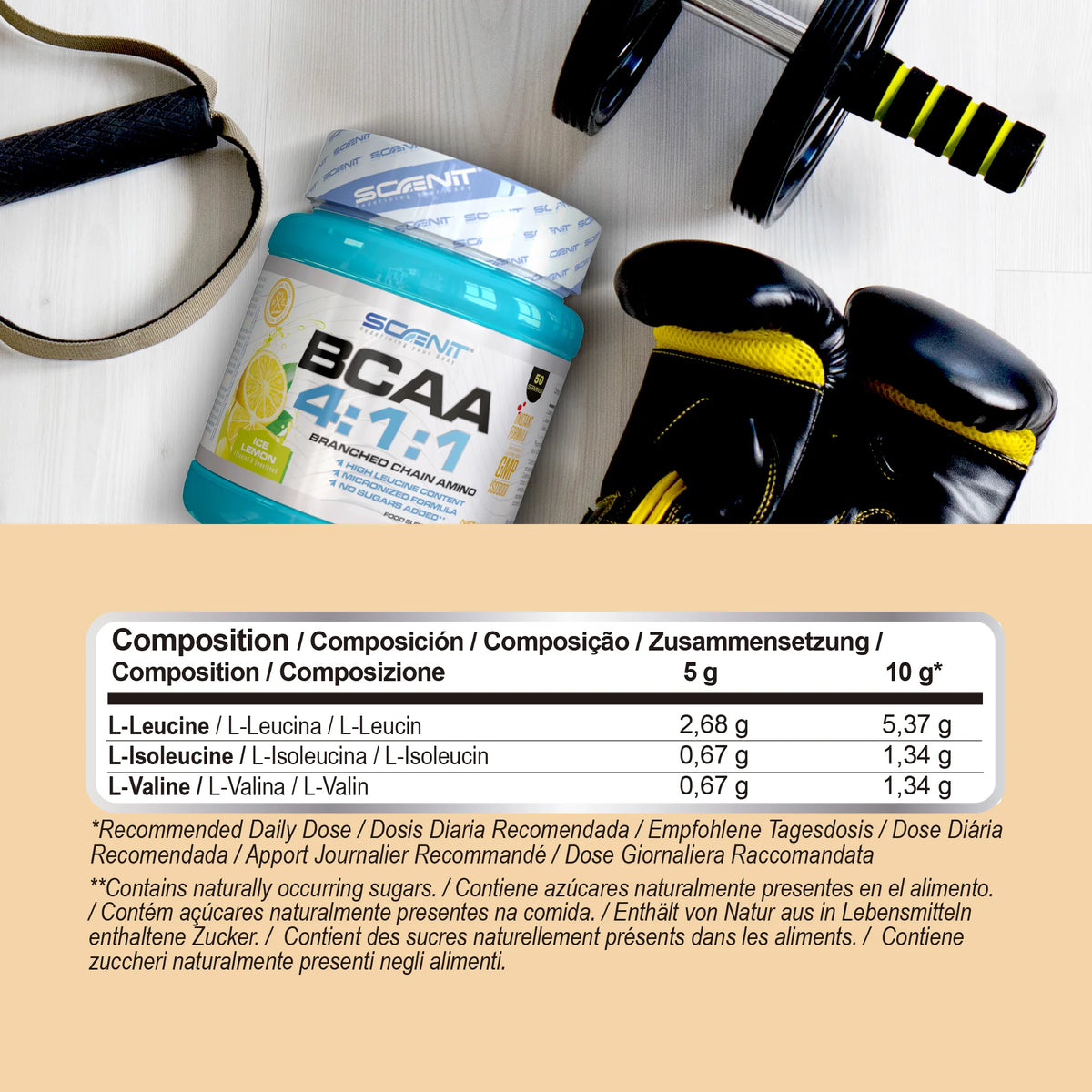 Recover BCAA powder physical product