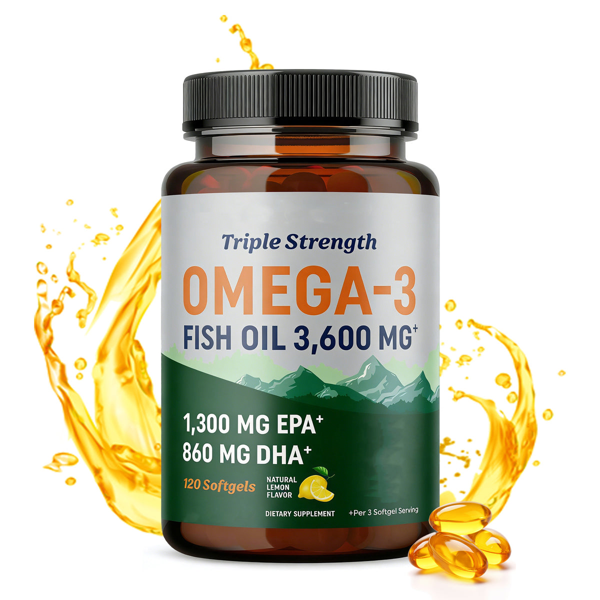 Omega-3 Fish Oil Softgels