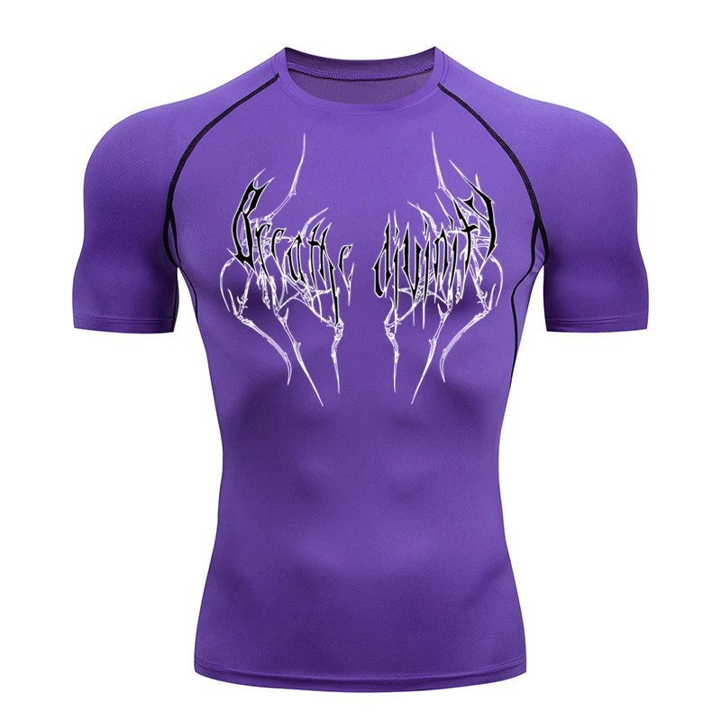 Men's Short Sleeve Compression Running T-Shirt