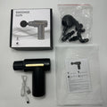 Portable Electric Fascia Muscle Massage Gun with 4 Heads for Deep Tissue Relaxation